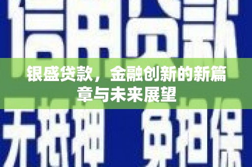 仙居银盛贷款，金融创新的新篇章与未来展望