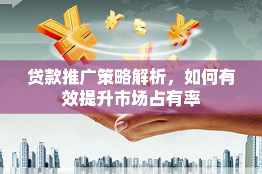 仙居贷款推广策略解析，如何有效提升市场占有率