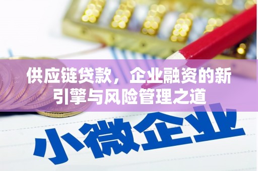 仙居供应链贷款，企业融资的新引擎与风险管理之道