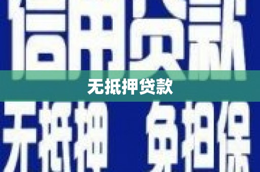 仙居无抵押贷款