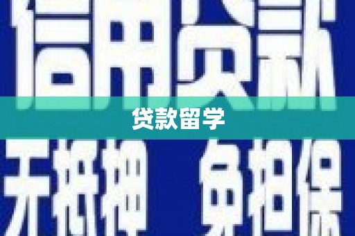 仙居贷款留学