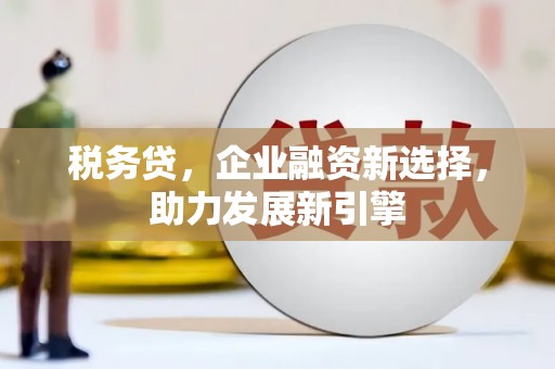 仙居税务贷，企业融资新选择，助力发展新引擎