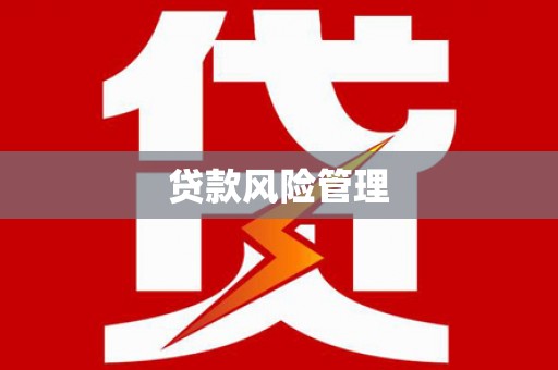 仙居贷款风险管理