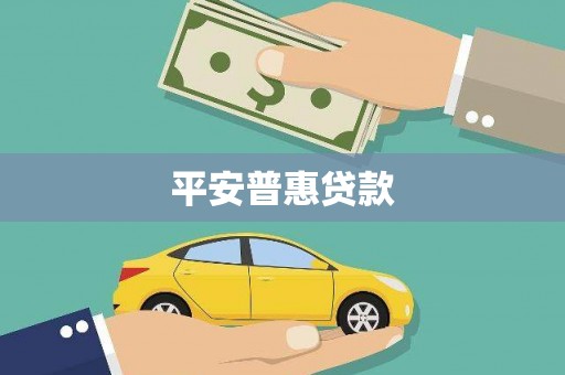 仙居平安普惠贷款