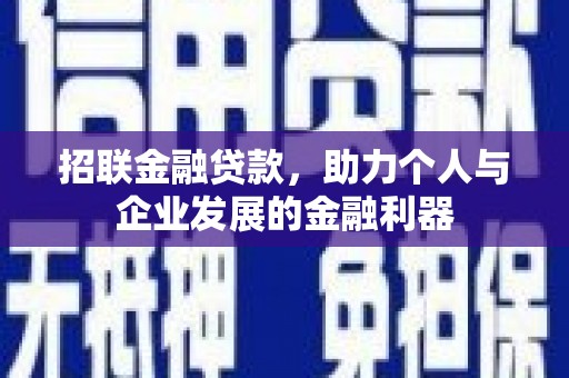 仙居招联金融贷款，助力个人与企业发展的金融利器