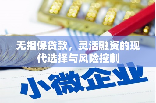 仙居无担保贷款，灵活融资的现代选择与风险控制