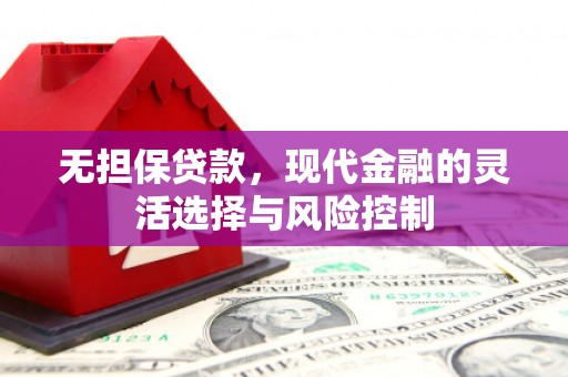 仙居无担保贷款，现代金融的灵活选择与风险控制