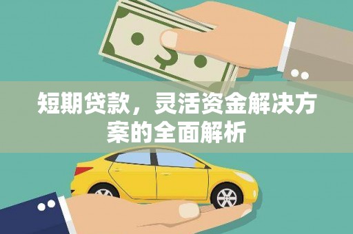 仙居短期贷款，灵活资金解决方案的全面解析