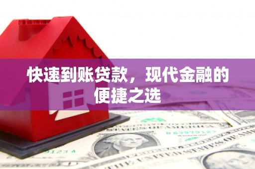 仙居快速到账贷款，现代金融的便捷之选