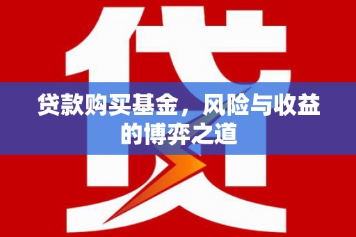 仙居贷款购买基金，风险与收益的博弈之道