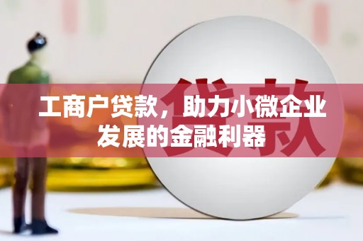 仙居工商户贷款，助力小微企业发展的金融利器
