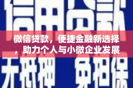 仙居微信贷款，便捷金融新选择，助力个人与小微企业发展