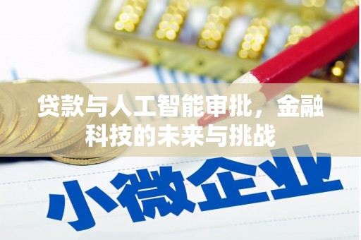 仙居贷款与人工智能审批，金融科技的未来与挑战
