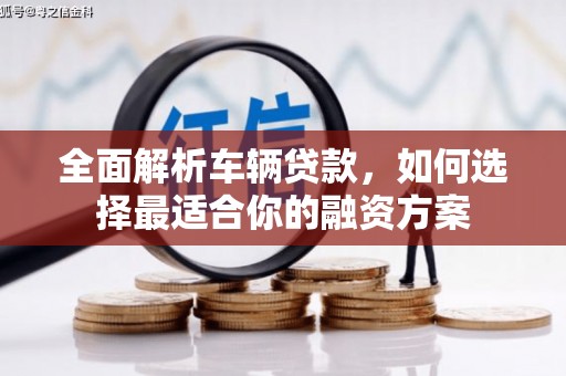 仙居全面解析车辆贷款，如何选择最适合你的融资方案