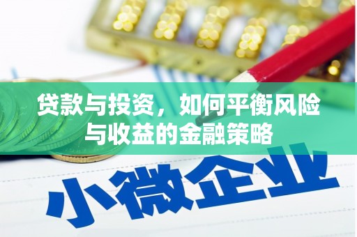 仙居贷款与投资，如何平衡风险与收益的金融策略