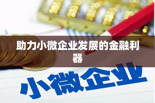 仙居助力小微企业发展的金融利器